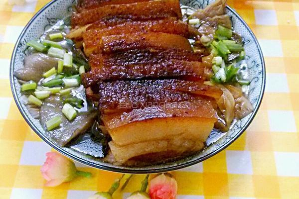 平菇扣肉的做法图解18