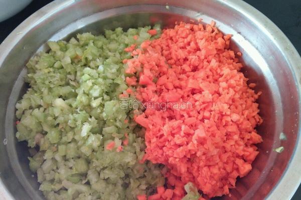 虾仁木耳蔬菜饼的做法图解5