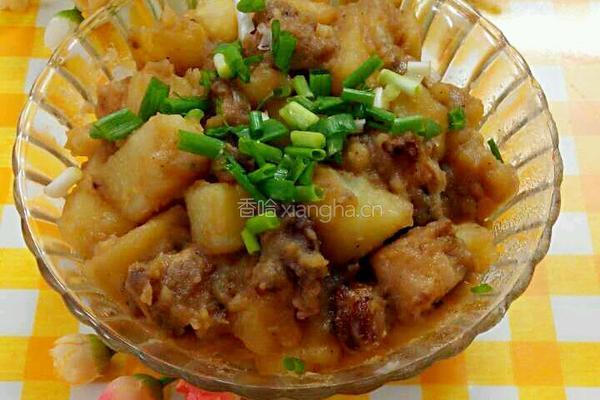 土豆焖排骨的做法图解16