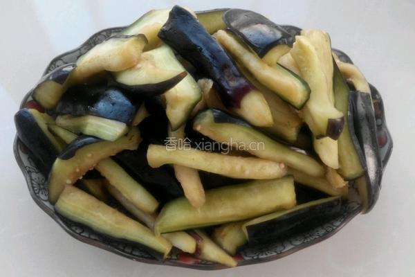 鱼香茄条的做法图解4