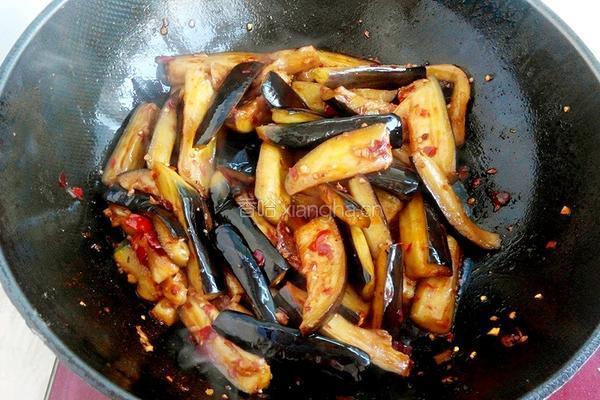 鱼香茄条的做法图解7