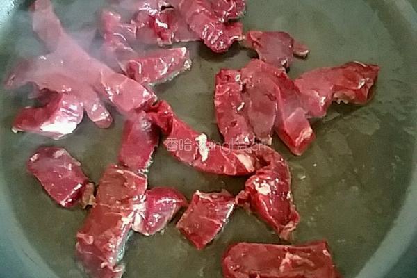 甜豆炒牛肉的做法图解3