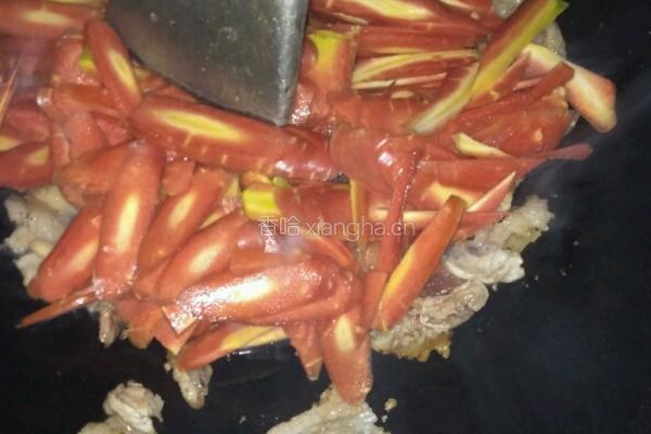 胡萝卜炒肉的做法图解4
