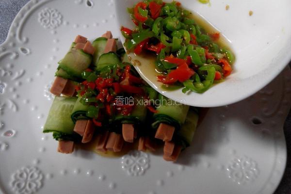 黄瓜火腿卷的做法图解9
