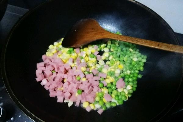 炒三丁的做法图解4