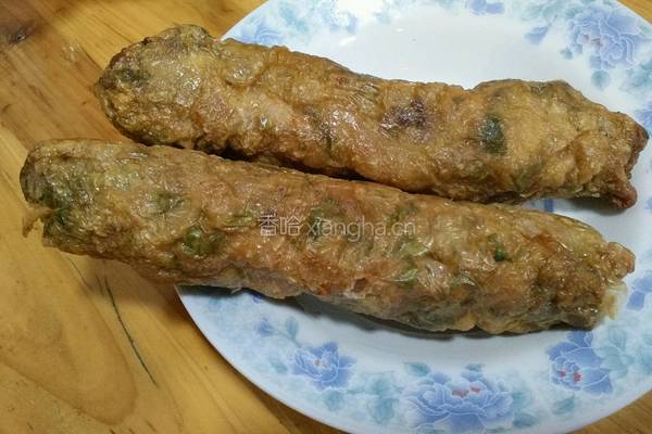 蒜苗炒五香卷的做法图解1