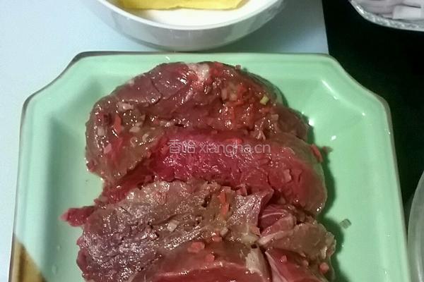 煎牛扒+茄汁意粉的做法图解3