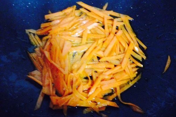蔬菜炒粉干的做法图解4