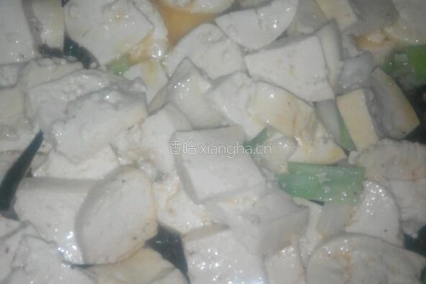 青菜炖豆腐的做法图解4