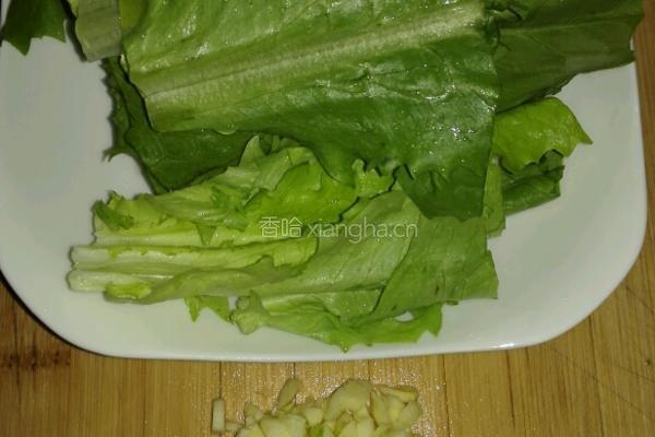 蒜蓉油麦菜的做法图解1