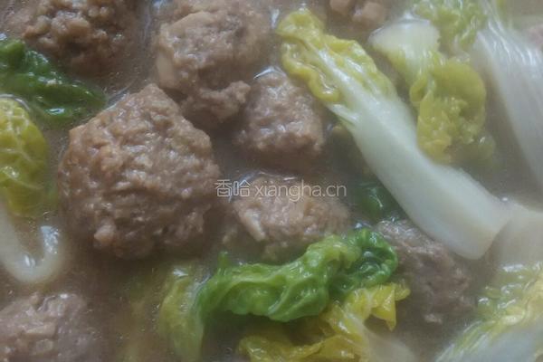 清水肉丸的做法图解4
