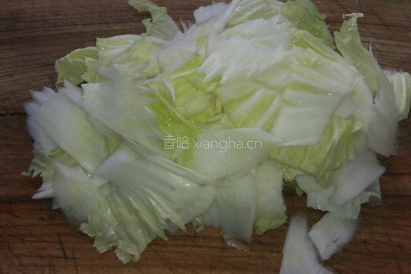糖醋白菜的做法图解2
