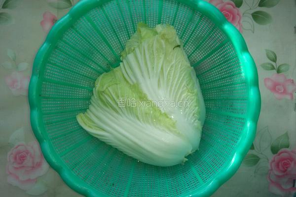 糖醋白菜的做法图解1