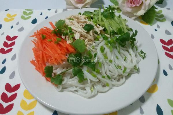 凉拌鸡丝米线的做法图解7