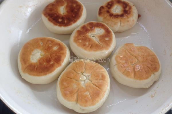 荠菜鸡蛋发面饼的做法图解8