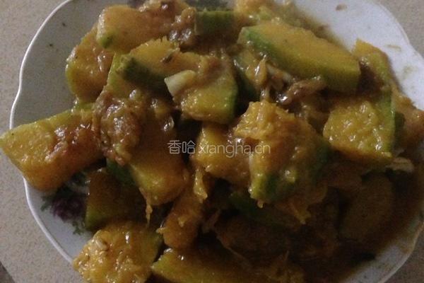 焖南瓜的做法图解4