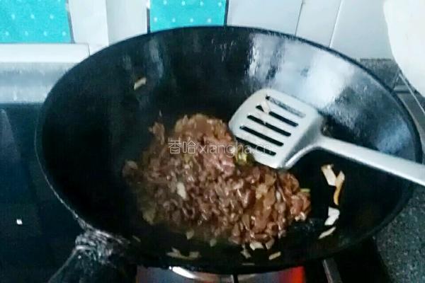 牛肉豆角丝的做法图解5