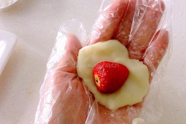 草莓糯米滋的做法图解11