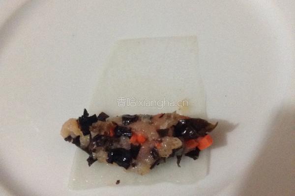 萝卜鸡肉卷的做法图解5