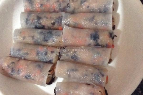 萝卜鸡肉卷的做法图解6