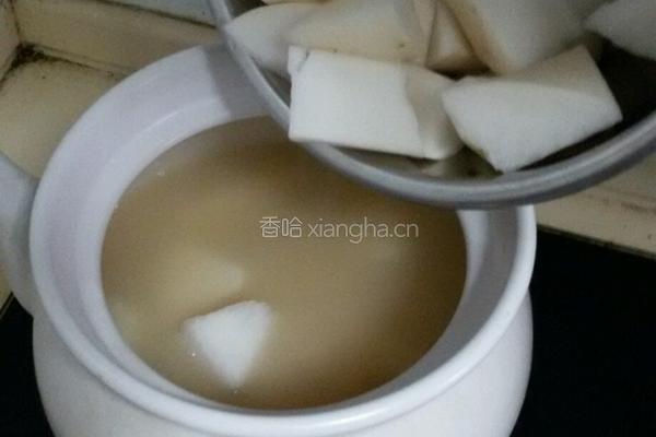 腊排骨萝卜汤的做法图解8