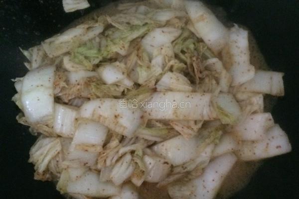 酸辣大白菜的做法图解3