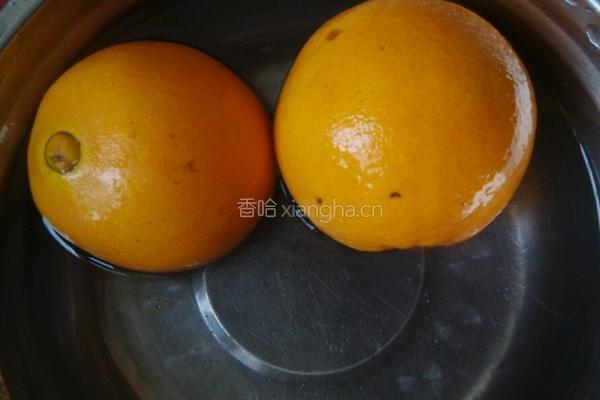 糖渍橙皮的做法图解2