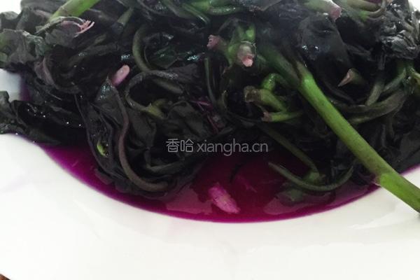 清炒紫贝菜的做法图解5