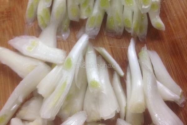 荞头包菜饭的做法图解4