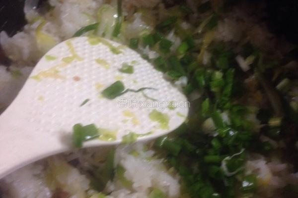 荞头包菜饭的做法图解15