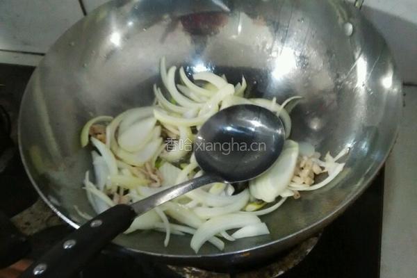 肉丝炒杏鲍菇的做法图解6
