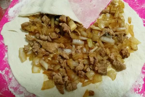 洋葱肉饼的做法图解9