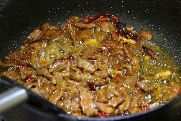 小炒牛肉的做法图解9