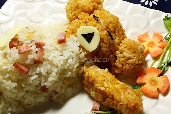 考拉手工造型饭团的做法图解13
