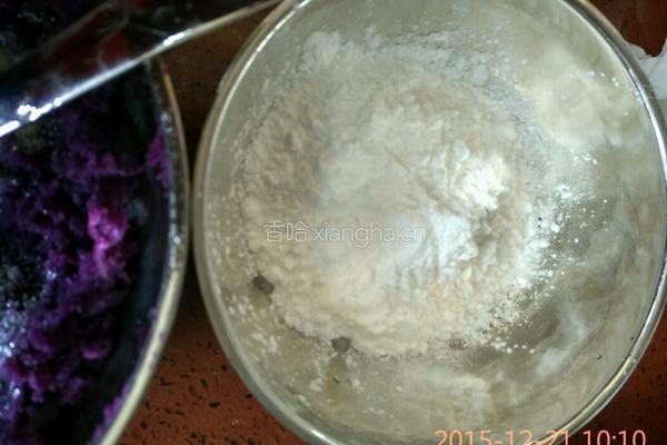 蜂蜜紫薯黄薯芋圆的做法图解1