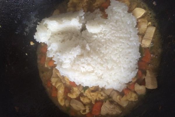 泰式菠萝鸡肉饭的做法图解8