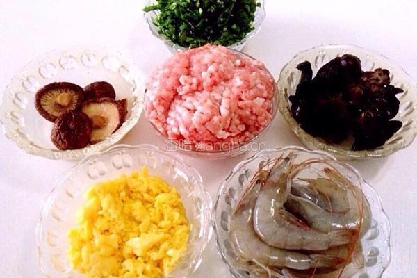 肉三鲜五彩饺子的做法图解4
