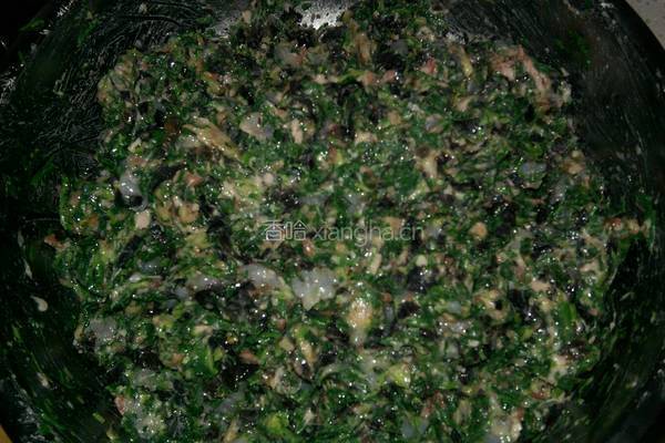荠菜虾仁饺的做法图解5