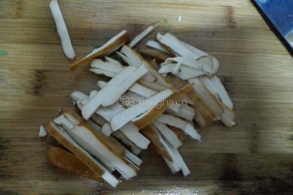 凉拌香菜香干丝的做法图解4