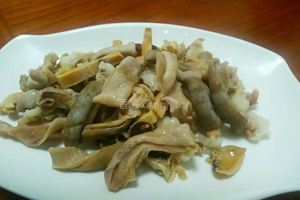 酸炒猪肚的做法图解3
