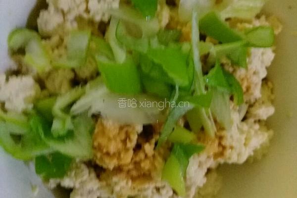 尖椒豆腐酿的做法图解2