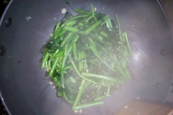 蒜蓉茼蒿的做法图解8