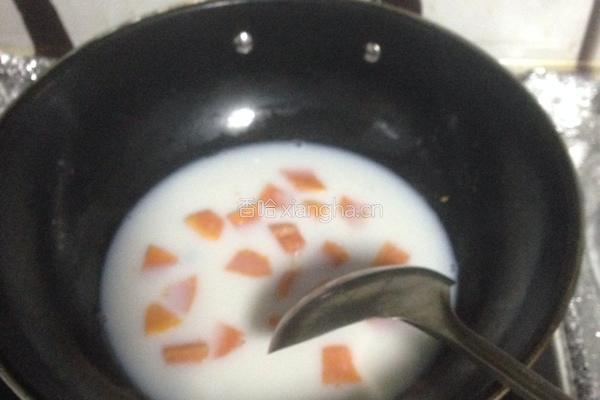 木瓜椰奶西米露的做法图解4