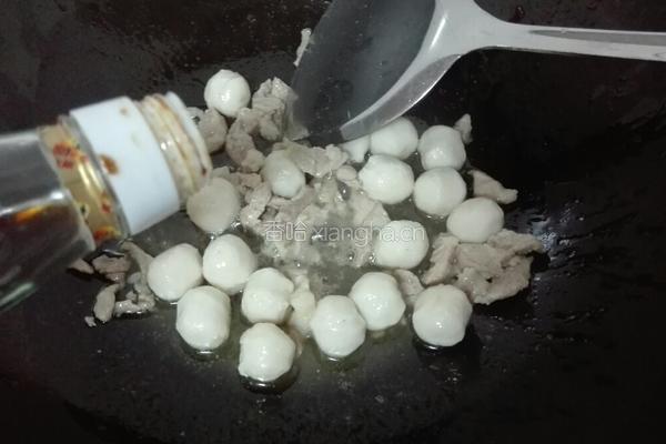 龙口粉丝炒肉丸子的做法图解7