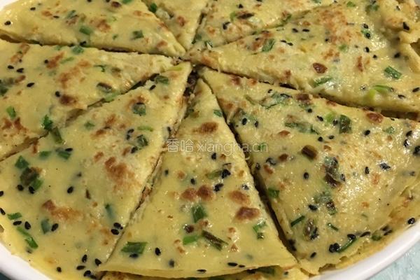 葱香鸡蛋芝麻饼的做法图解6