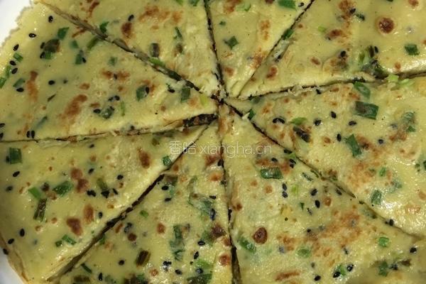 葱香鸡蛋芝麻饼的做法图解7
