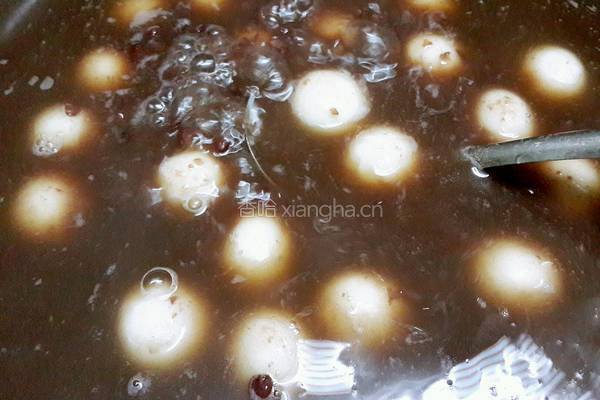 红豆沙煮汤圆的做法图解7