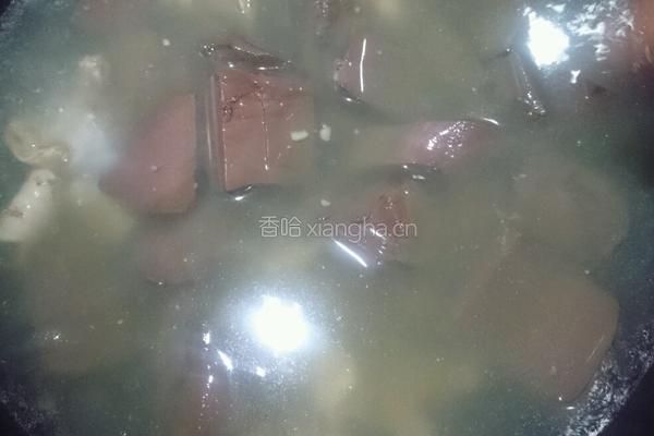 鸭血羊汤的做法图解4