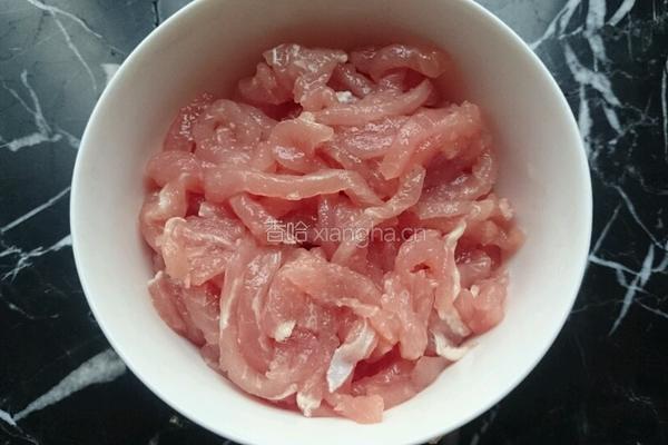 韭黄炒肉丝的做法图解4