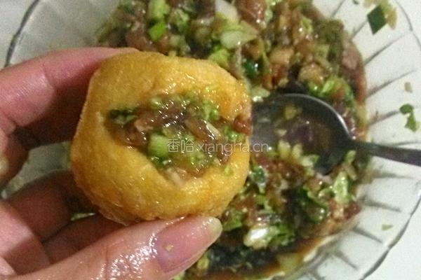 清蒸酿豆腐的做法图解6